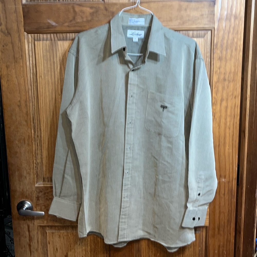 LUCCHESE LIMITED Men’s long sleeve, button-down shirt, collared RETAIL $225